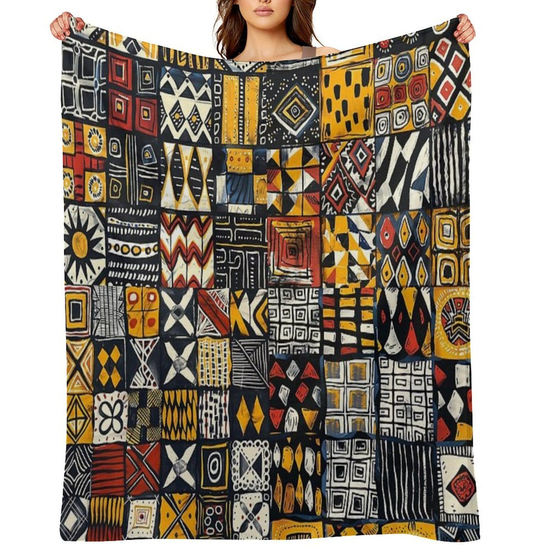 Tribal Mosaic A Celebration of Color And Pattern Gift-ready Throw Blanket