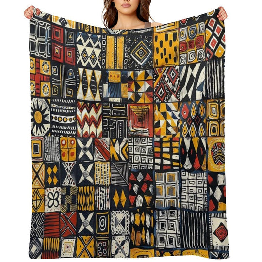 Tribal Mosaic A Celebration of Color And Pattern Gift-ready Throw Blanket