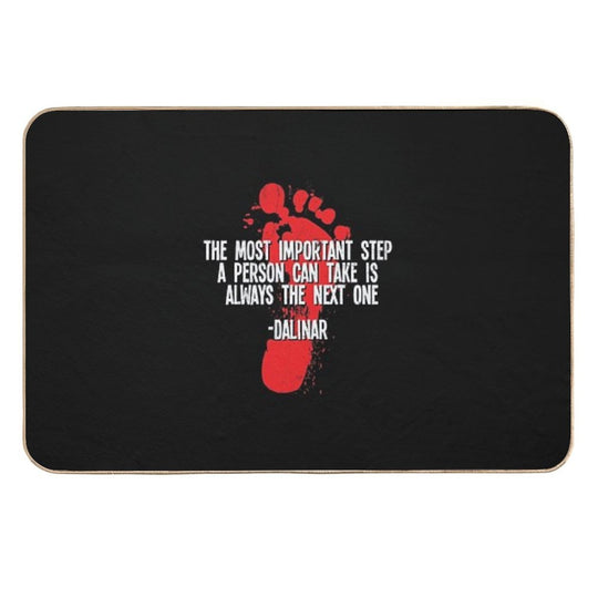 Dalinars Next Step  Dirt-Trapping Bath Mat