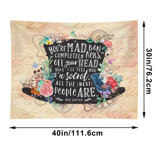 Mad Hatter Tapestry