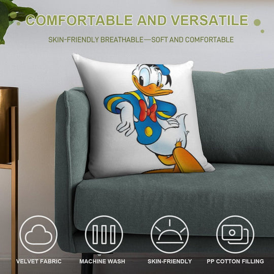 Donald Duck A Character of High Standing Soft Multiple Sizes Throw Pillow