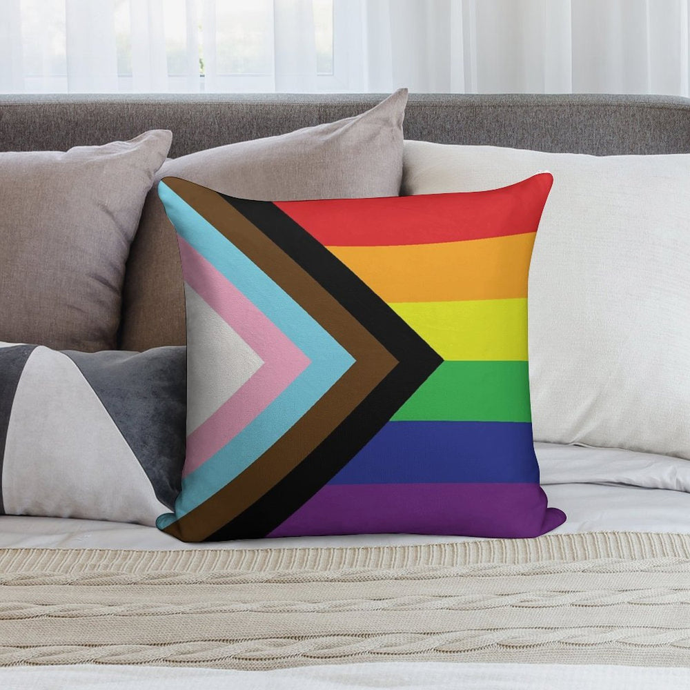 2019 Gay Pride Rainbow Flag LGBTQ Soft Multiple Sizes Throw Pillow