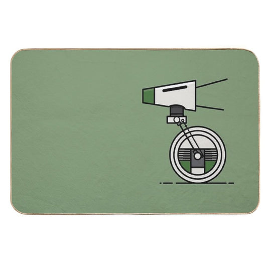 The New Droid  Rapid-Drying Bath Mat