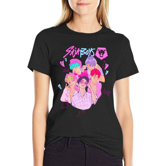 KPop Demon Hunters Saja Boys Heartthrob Officially Licensed  Lightweight T-Shirt