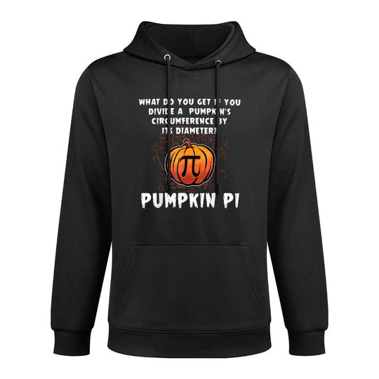 Halloween Pumpkin Pi Funny Math Geometry Teachers Students for Men Women Kids Relaxed Fit Hoodie