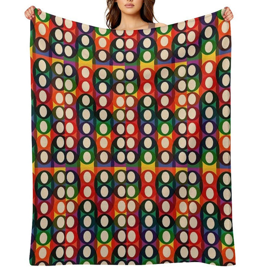 Oppitty Poppitty Shrink-resistant Throw Blanket
