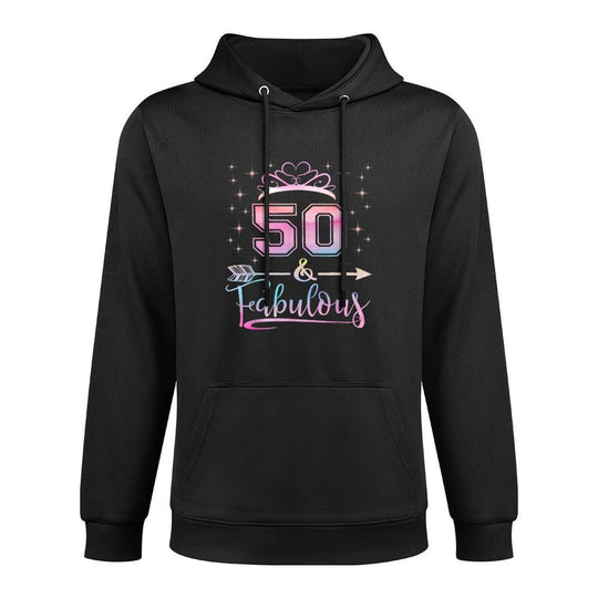 50 And &amp; Fabulous 1972 50Th Birthday Gift For Womens Relaxed Fit Hoodie