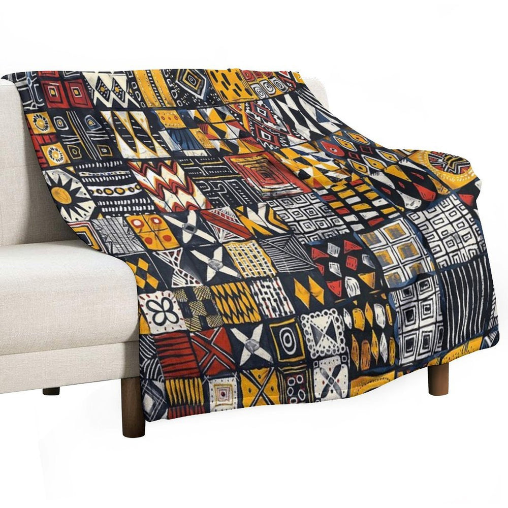 Tribal Mosaic A Celebration of Color And Pattern Gift-ready Throw Blanket