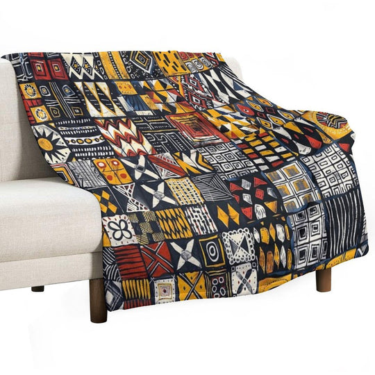 Tribal Mosaic A Celebration of Color And Pattern Gift-ready Throw Blanket