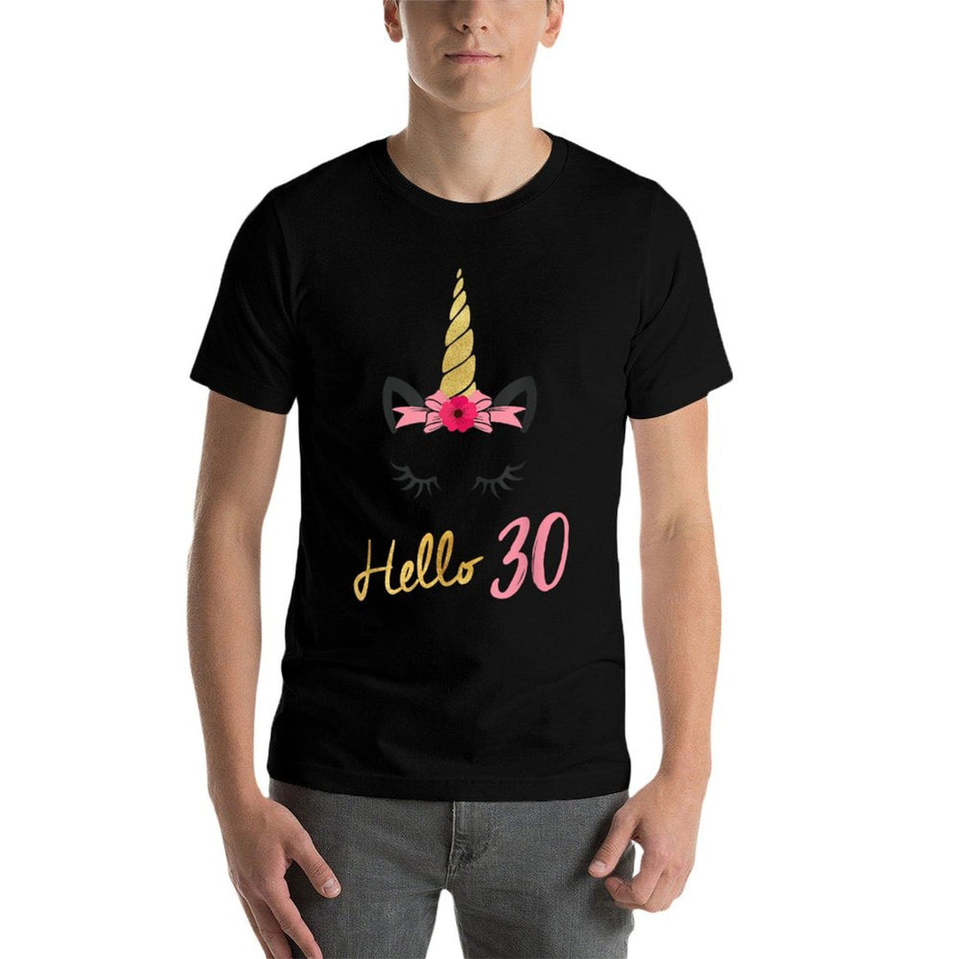 Hello 30 Unicorn 30th Birthday Party Outfit for Women  Classic T-Shirt