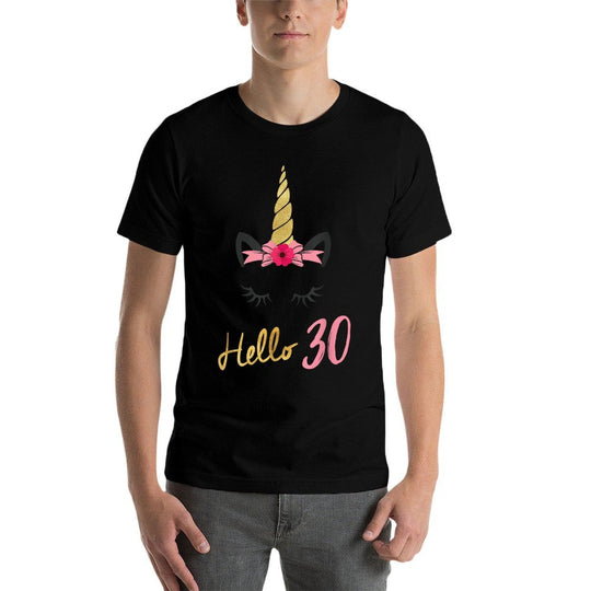Hello 30 Unicorn 30th Birthday Party Outfit for Women  Classic T-Shirt