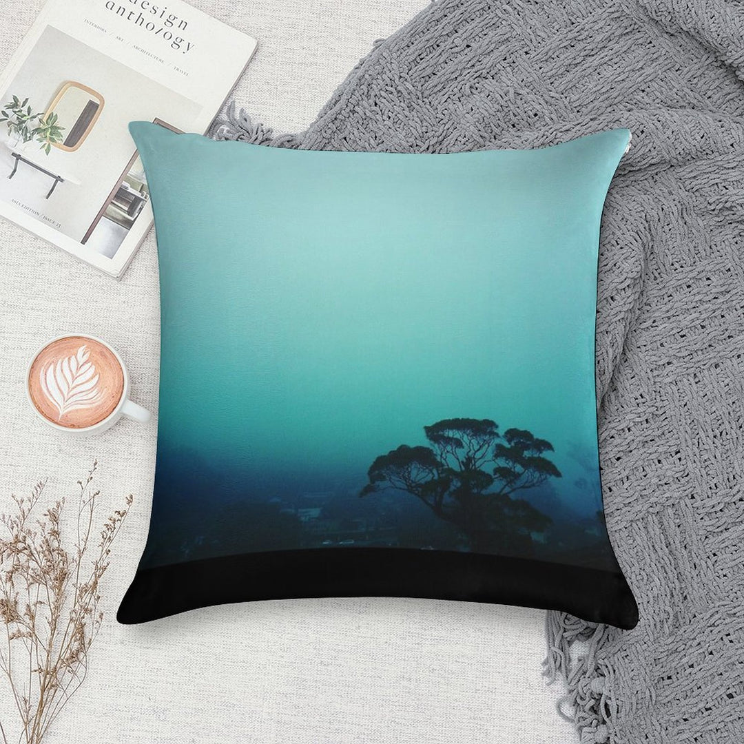 Contemplation Soft High-Density Material Throw Pillow