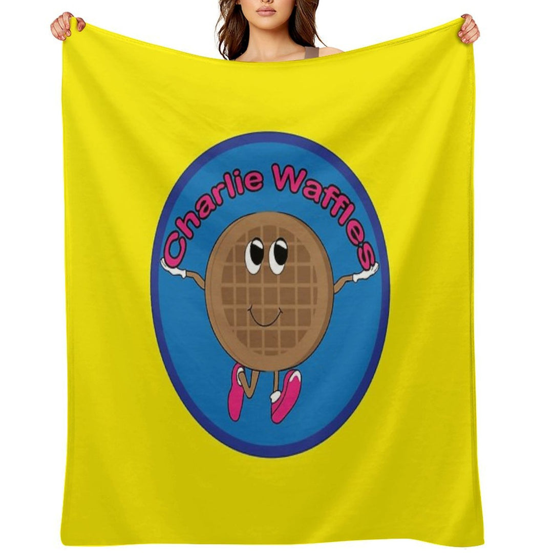 Charlie Waffles! Compact Throw Blanket