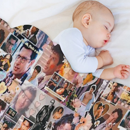 Jeff Goldblum Velvety-soft Throw Blanket