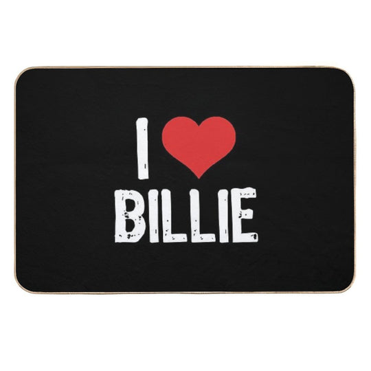 I Love Billie  Odorless Bath Mat