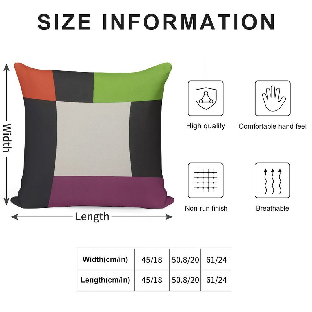 Max Bill Soft Fade-Resistant Throw Pillow