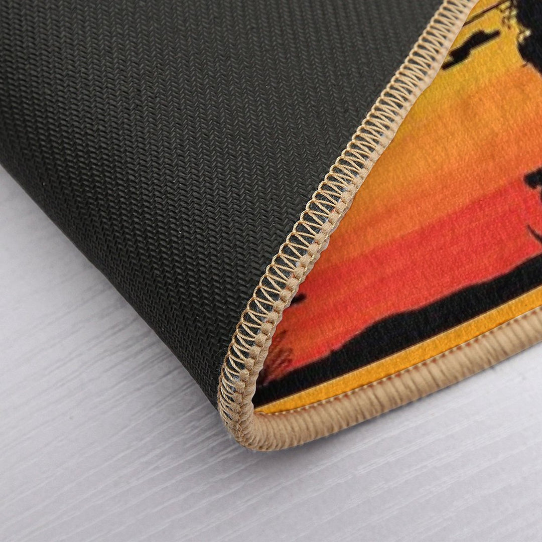 Love at Sunset Durable Bath Mat