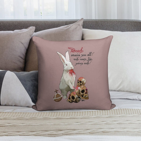 Killer Rabbit Soft Reinforced Edging Throw Pillow