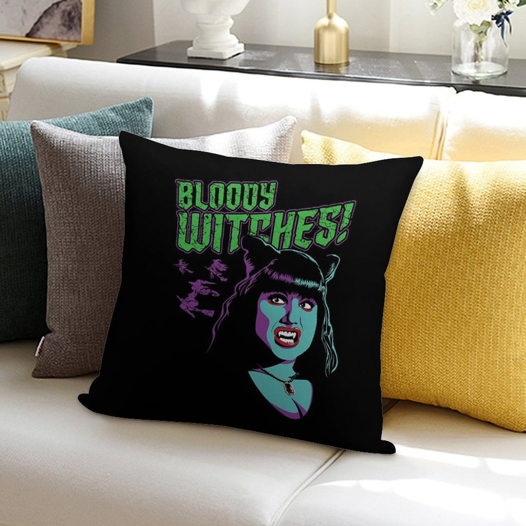 Witches! Soft Skin-Friendly Throw Pillow