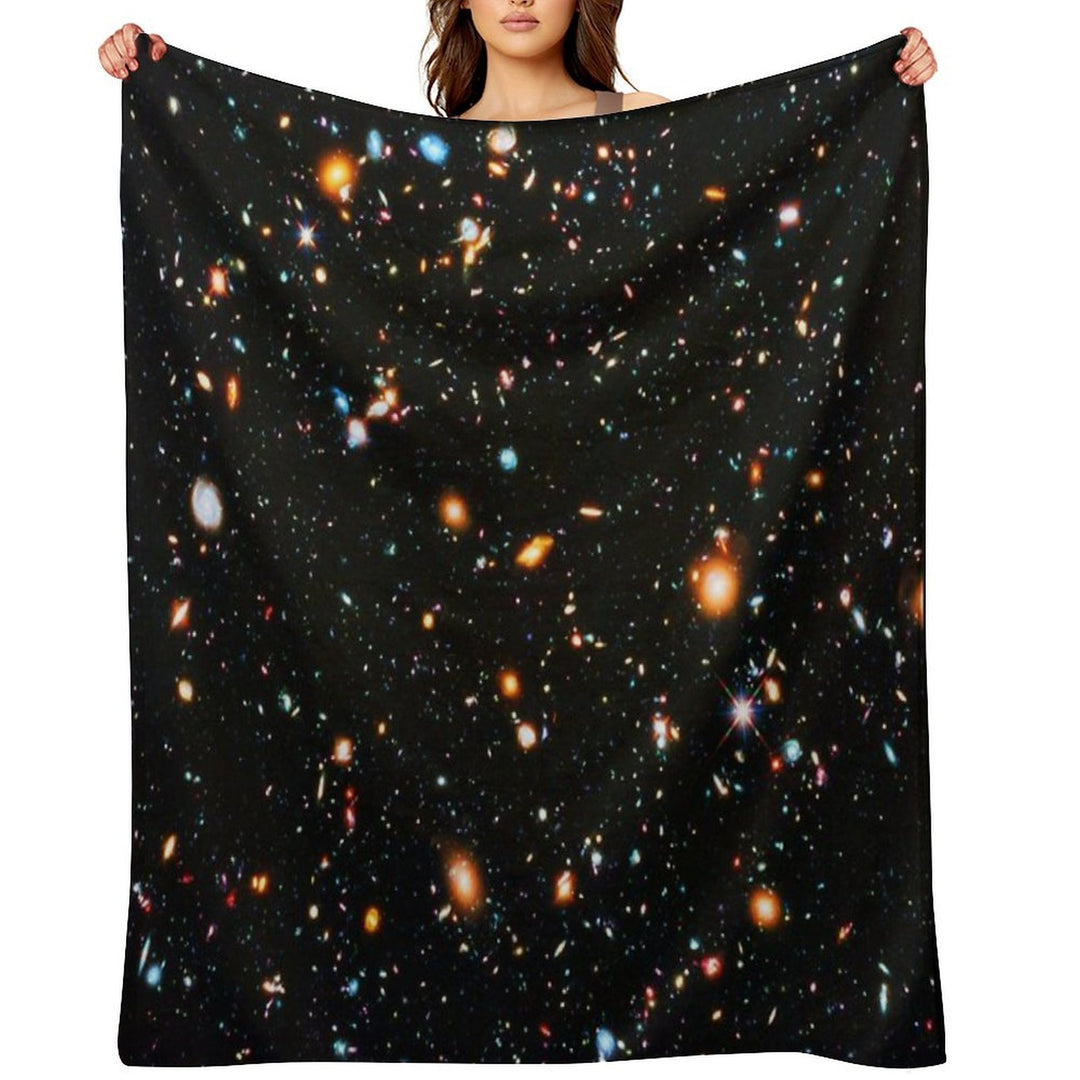 Hubble Extreme Deep Field Sustainable Throw Blanket