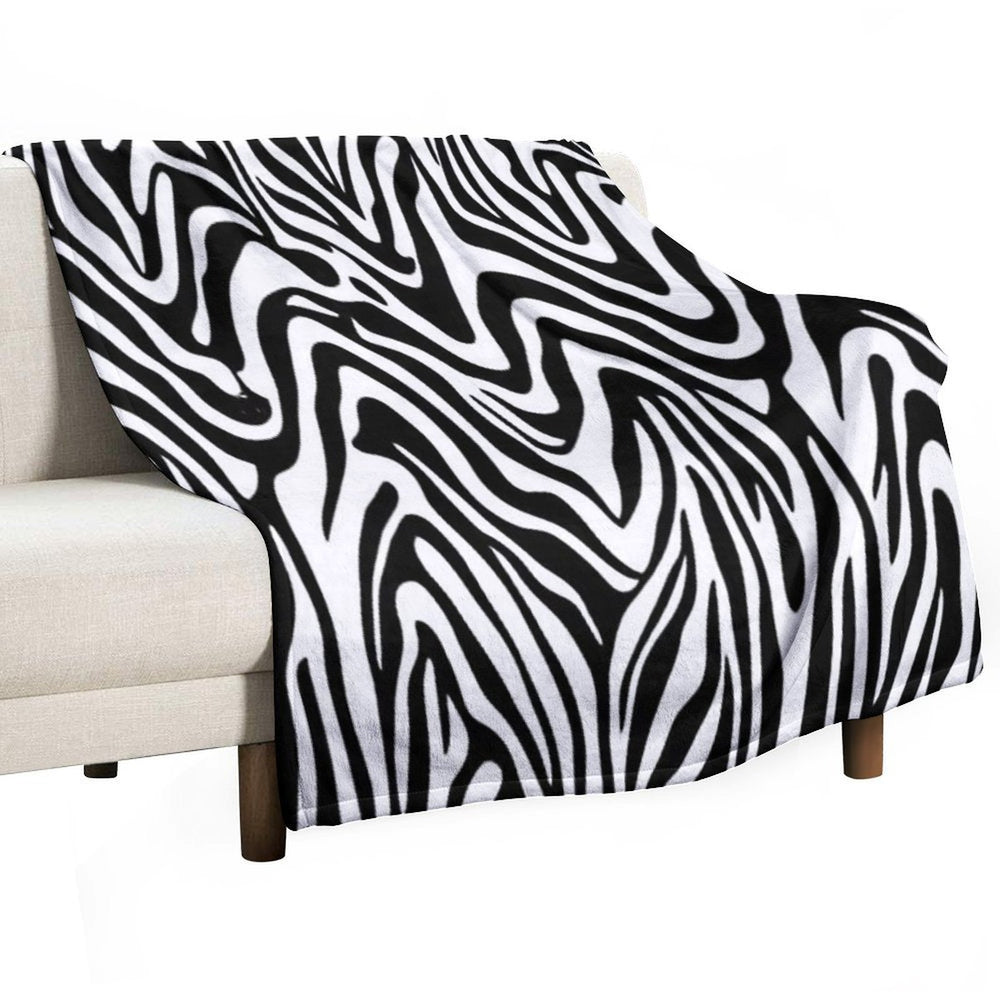 Zebra Pattern Print, Willow Days Multi-functional Throw Blanket