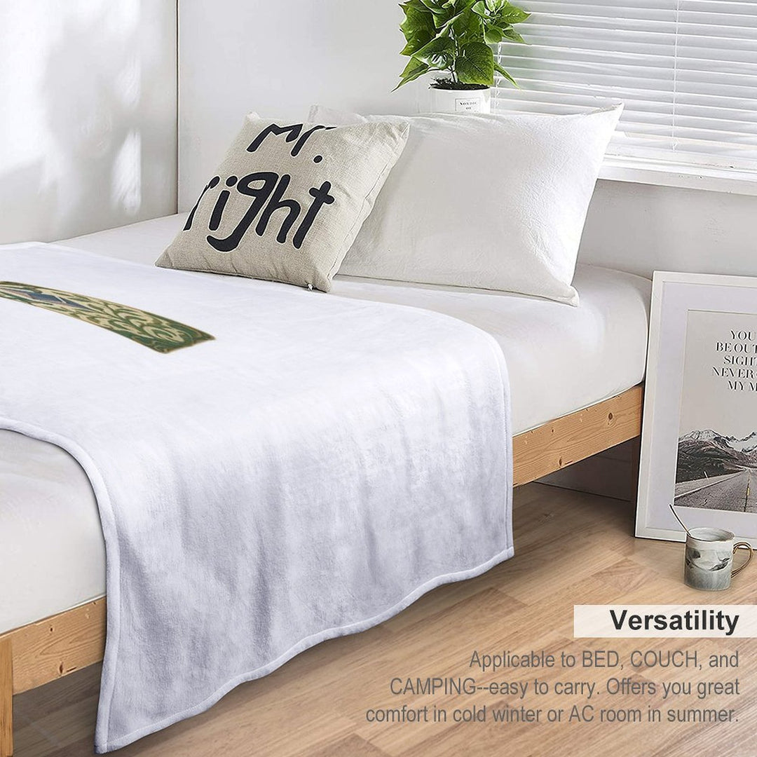 Ethereum Plant Growing Upward Lightweight Throw Blanket