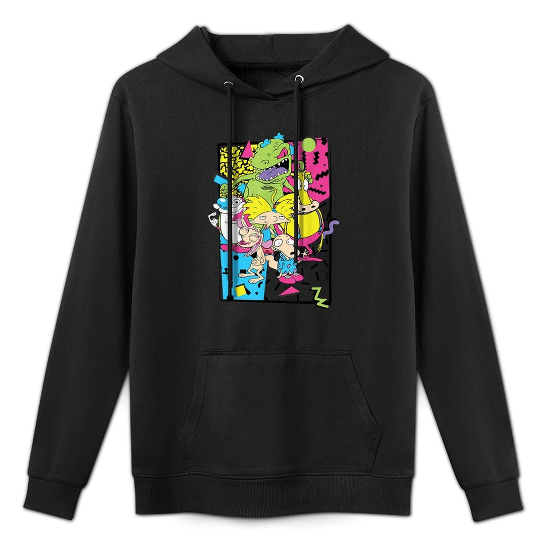 Nickelodeon Retro 90s Nick Party Cotton-Polyester Blend Hoodie