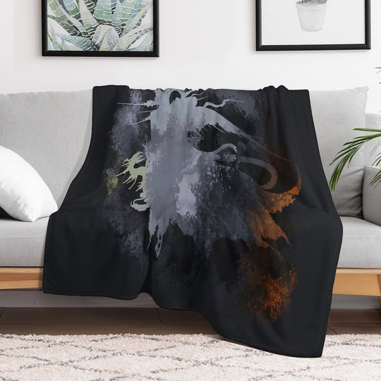 Final Fantasy XV Logo Multi-functional Throw Blanket