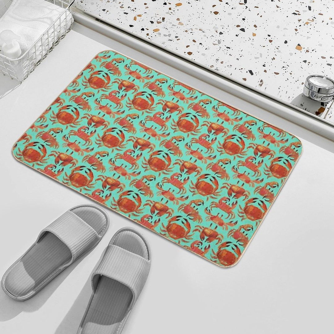 Crab Pattern  Odorless Bath Mat