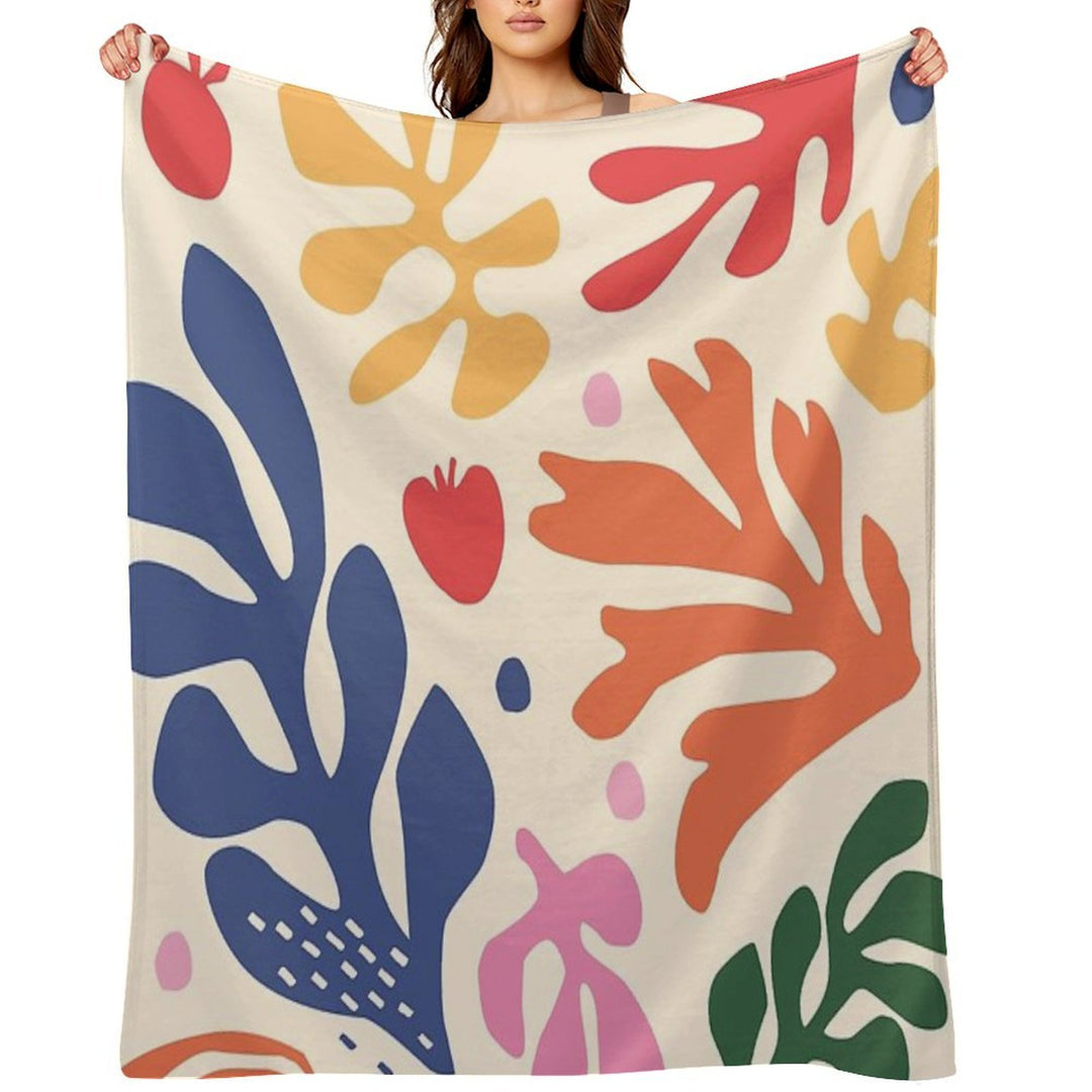 Matisse Pattern_2 Multi-functional Throw Blanket