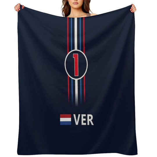 F1 2022 - #1 Verstappen [classic] Velvety-soft Throw Blanket