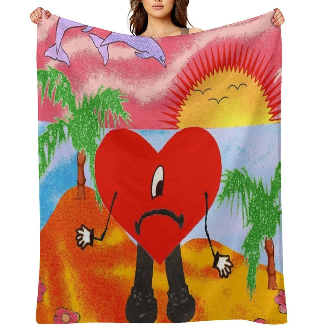 Un Verano Sin Ti Album Versatility Throw Blanket