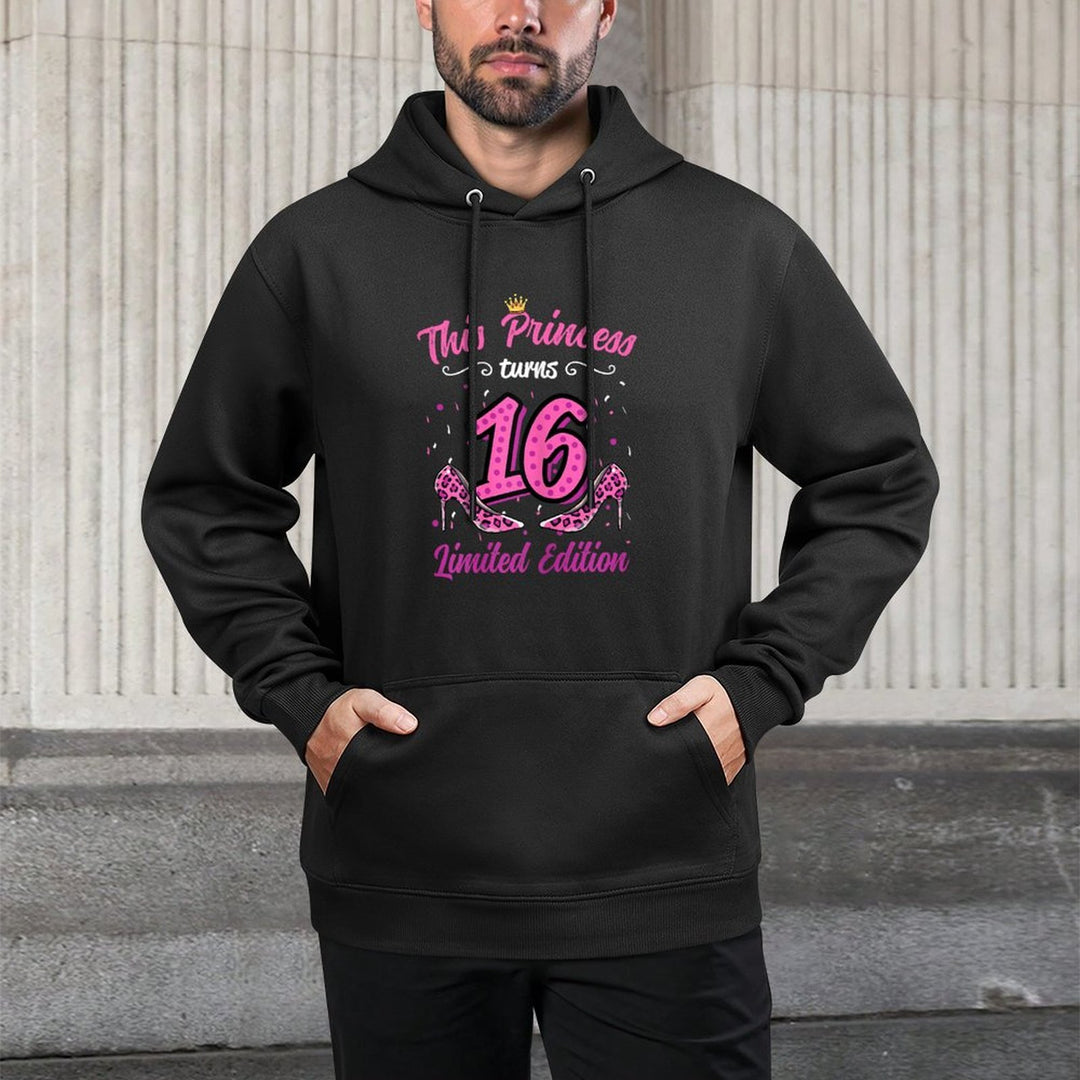 This Princess Turns 16 Girl 16th Birthday Moisture-Wicking Hoodie
