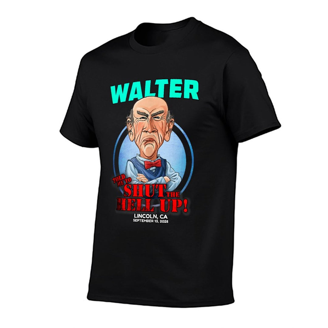 Walter Lincoln, CA  Ribbed Collar T-Shirt