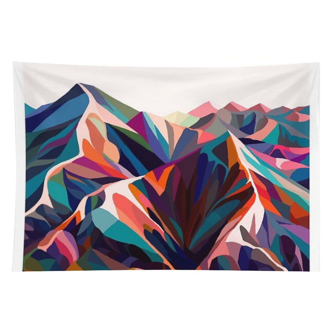 Mountains. Sunset Warm Tapestry
