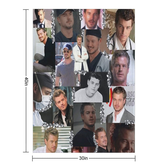 Mark Sloan Collage Multi-functional Throw Blanket