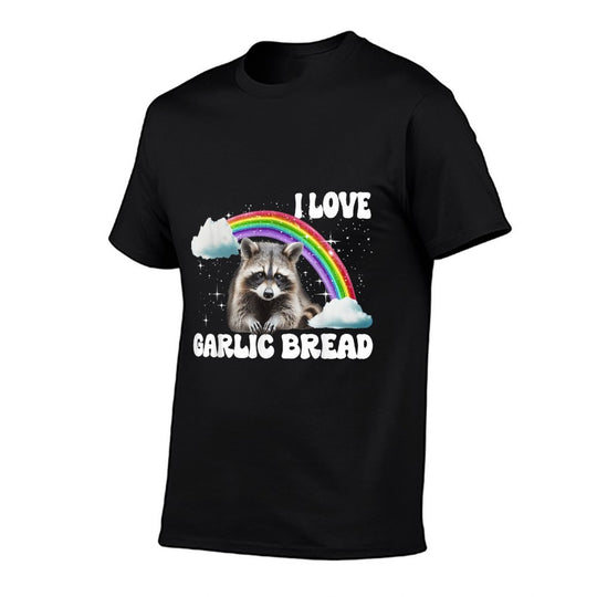 I Love Garlic Bread Raccoon  Slim-fit Cut T-Shirt