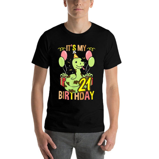 Its My 21st Birthday Snake  Moisture-wicking T-Shirt