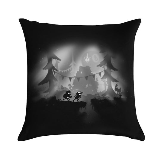 Limbo Falls Soft Short Plush Fabric Throw Pillow