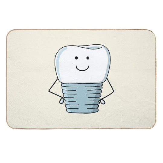 Implant Crown Durable Bath Mat