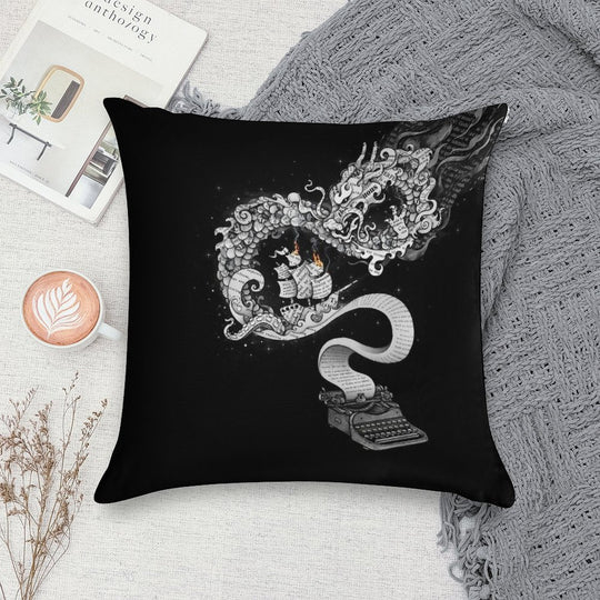 Unleashed Imagination Soft High-Density Material Throw Pillow