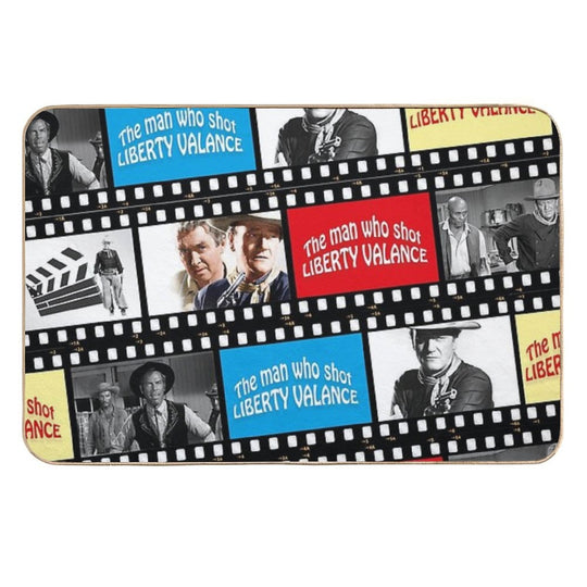 The Man Who Shot Liberty Valance, Western 60s  Anti-Trip Bath Mat