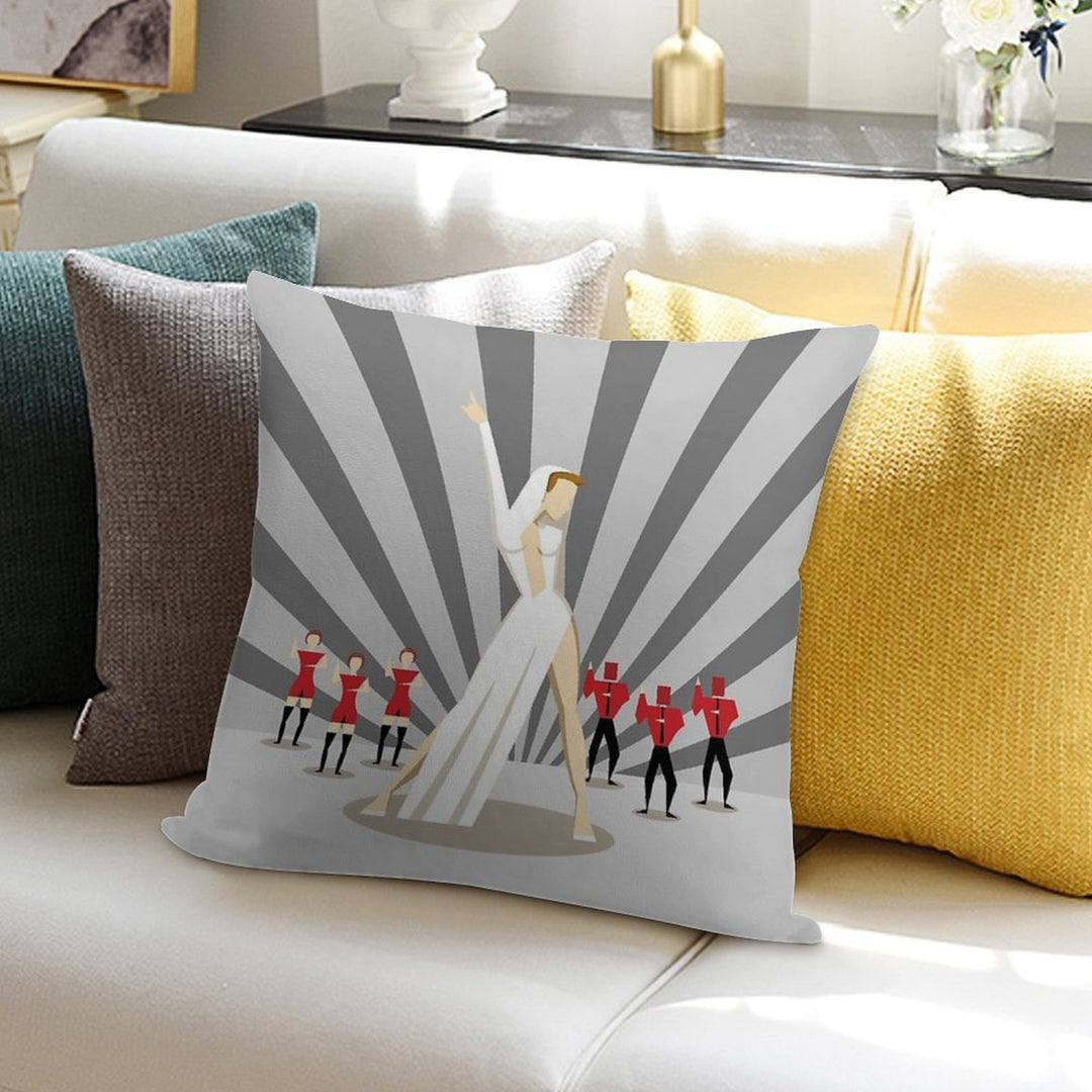 Kylie - Can't Get You Out Of My Head Soft Short Plush Fabric Throw Pillow