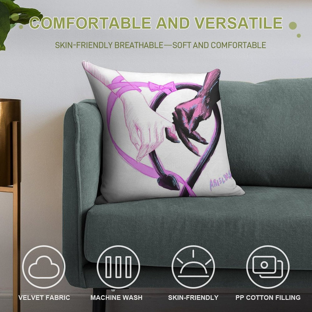 DDLG Love Classic Soft Warmth Comfort Throw Pillow