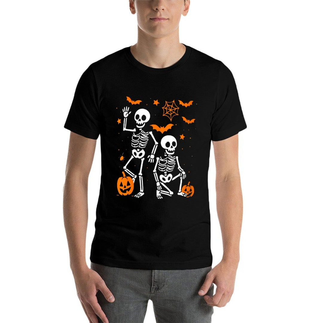 Womens Funny Anti Trump Halloween Skeleton  Eco-friendly Material T-Shirt