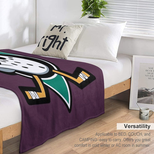 Mighty Ducks Lightweight Throw Blanket