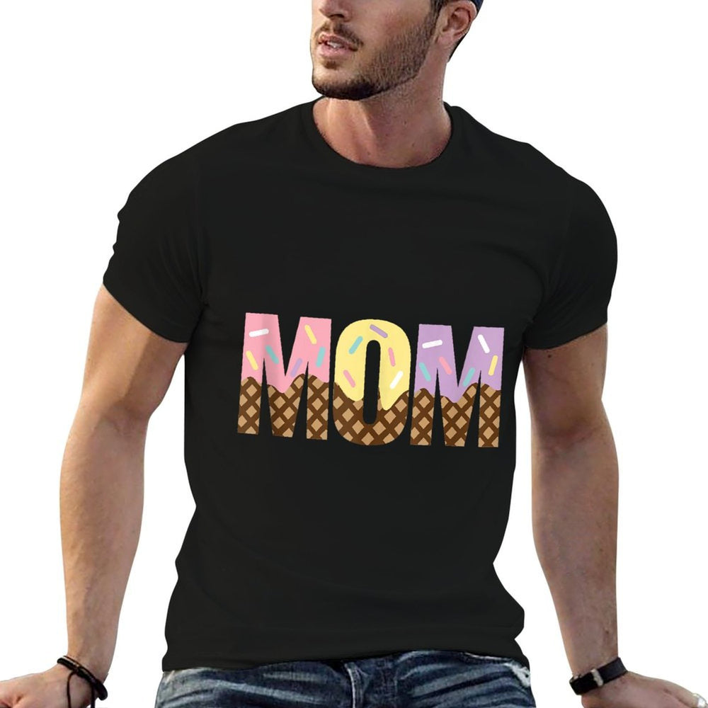 Mom Of The Sweet One Ice Cream 1st First Family Mothers Day  Breathable T-Shirt
