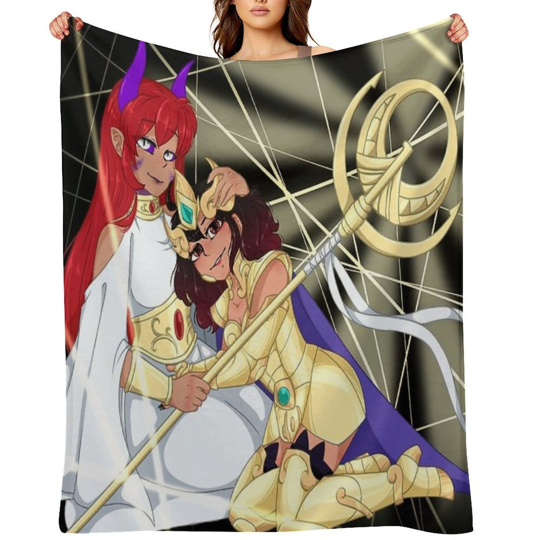 Leni And Hella Wrinkle-free Throw Blanket