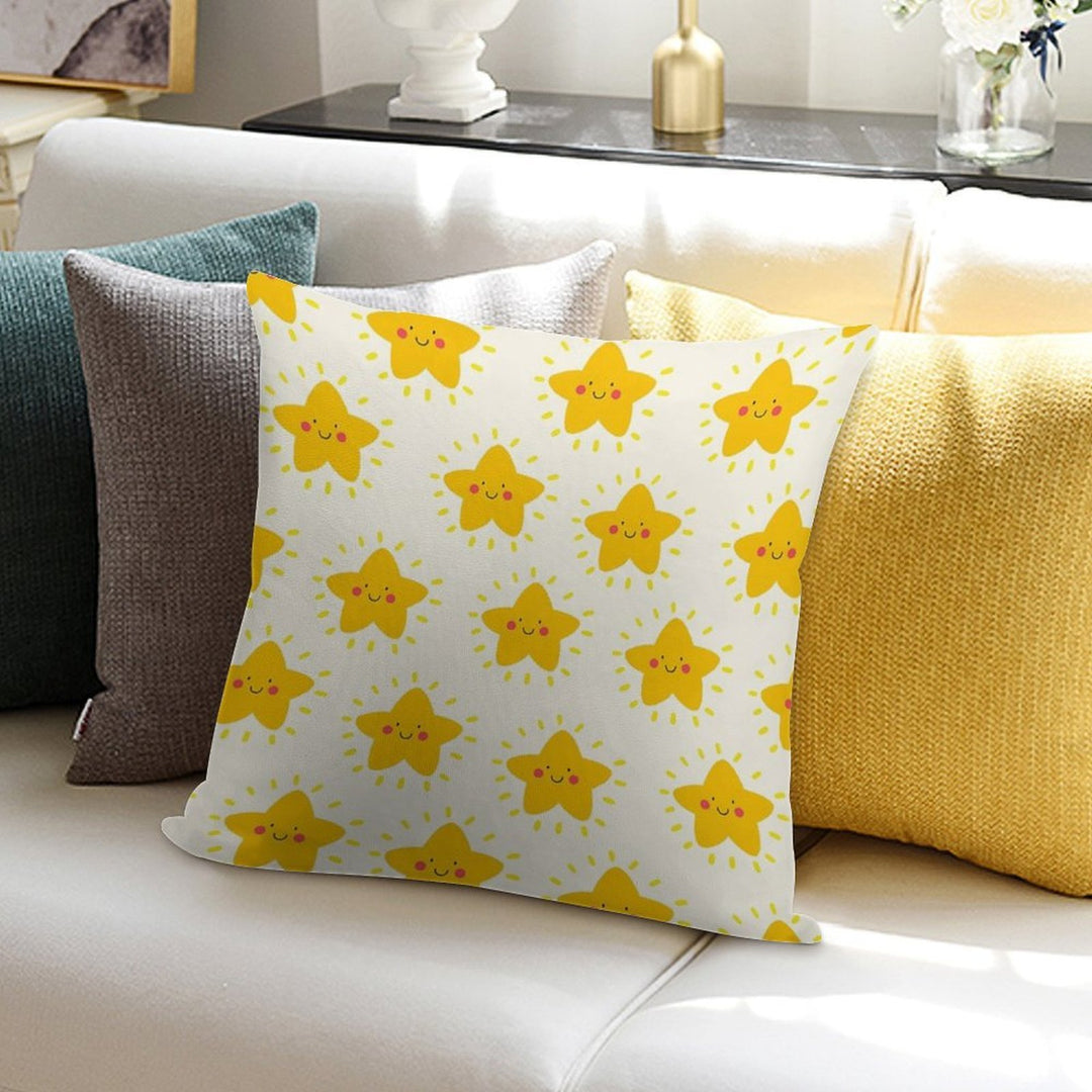 Stars Soft Warmth Comfort Throw Pillow