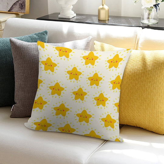 Stars Soft Warmth Comfort Throw Pillow